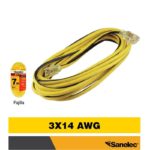 SANELEC EXTENSION  7M AMARILLA 3 X 14 2295